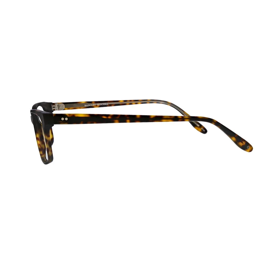 NWT Badgley Mischka STAMMOND Tortoise Rectangle 54mm Eyeglasses